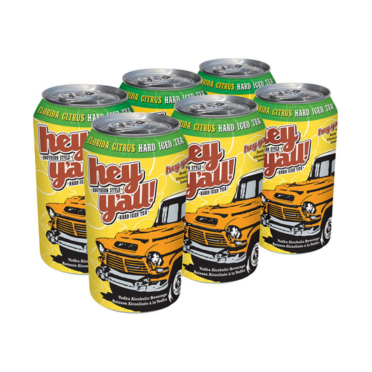 HEY Y'ALL FLORIDA CITRUS HARD ICED TEA 2046ML